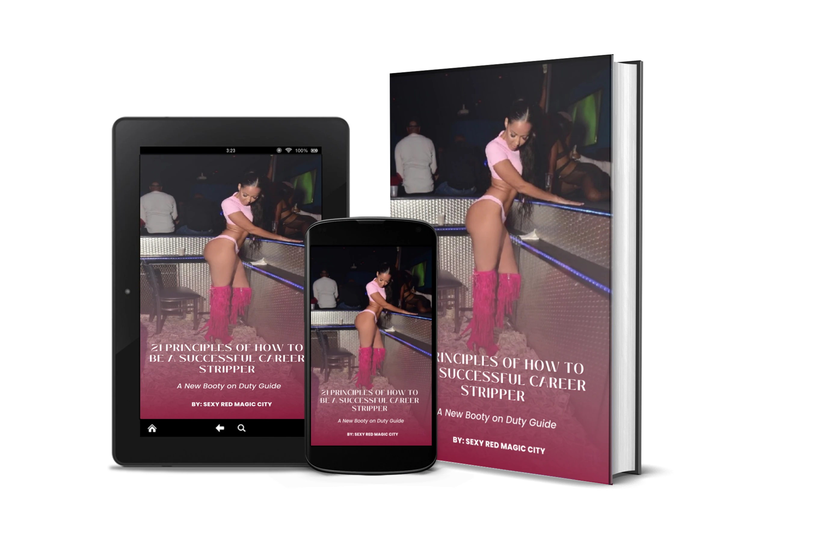 Sexy Red on 21 Principles of How to Be a Successful Career Stripper: A New Booty on Duty Guide (Audible & E-book)
